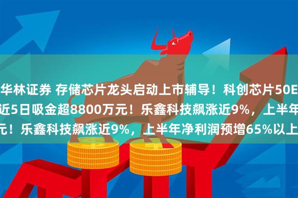 华林证券 存储芯片龙头启动上市辅导！科创芯片50ETF(588750)涨1%，近5日吸金超8800万元！乐鑫科技飙涨近9%，上半年净利润预增65%以上！